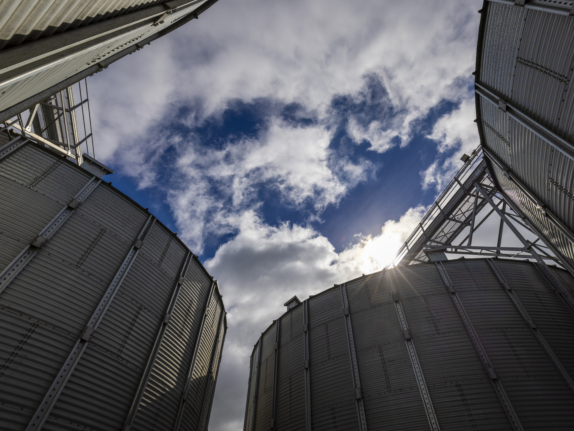 pure oil silos
